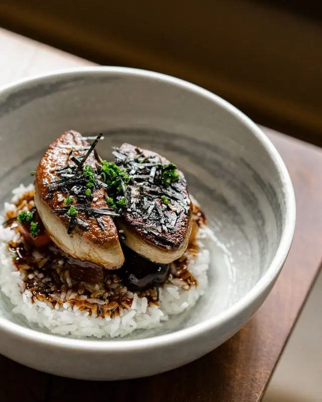 Plated North American dish at PiDGiN, a Michelin-recommended restaurant in Vancouver